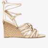 Espadrillas con zeppa intrecciata Espadrillas con zeppa intrecciata