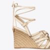 Espadrillas con zeppa intrecciata Espadrillas con zeppa intrecciata