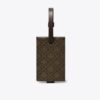 Etichetta per bagagli in tela rivestita con monogramma T Monogram