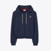 Felpa con cappuccio e zip in French Terry Raglan Felpa con cappuccio e zip in French Terry Raglan