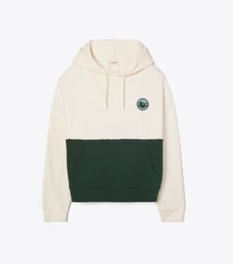 Felpa con cappuccio French Terry Color-Block Hike