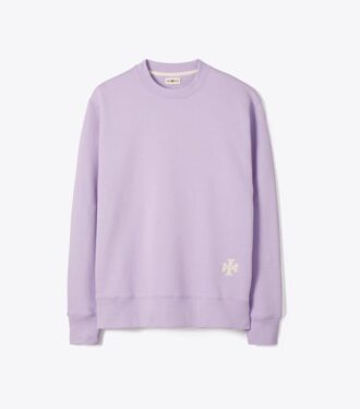 Felpa con logo in French Terry