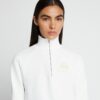 Felpa pesante in felpa francese con mezza zip Felpa pesante in felpa francese con mezza zip