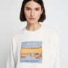 Felpa pesante in French Terry con logo patch Felpa pesante in French Terry con logo patch