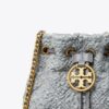 Fleming Mini borsa a secchiello in bouclé morbido