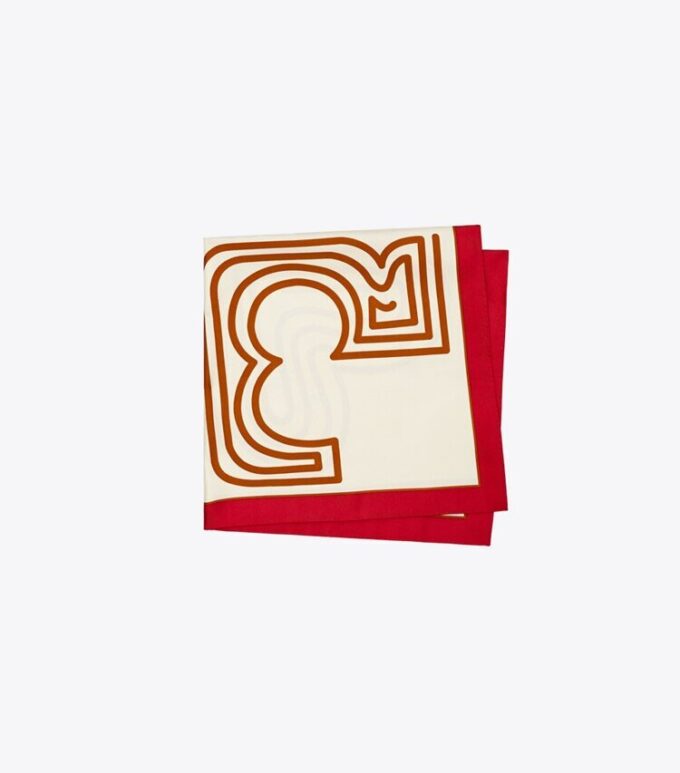 Foulard con logo a cuore Foulard con logo a cuore