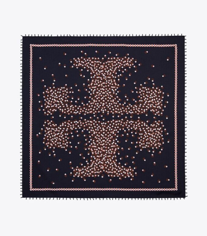 Foulard in seta a pois sparsi Foulard in seta a pois sparsi