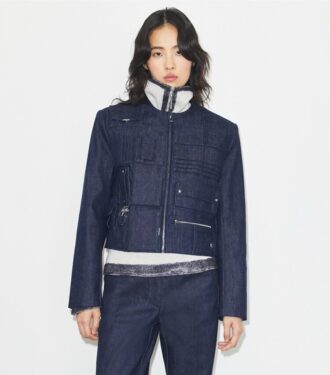 Giacca borsa in denim