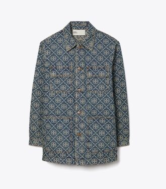 Giacca cargo in denim