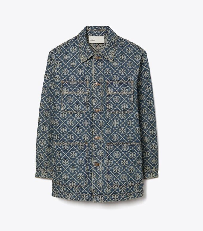 Giacca cargo in denim Giacca cargo in denim