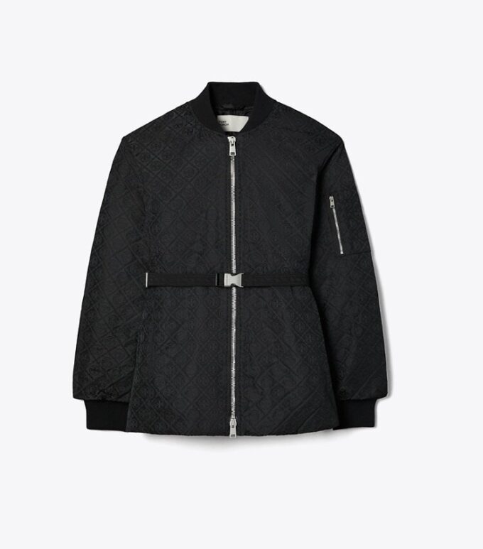 Giacca con zip in jacquard T Monogram Giacca con zip in jacquard T Monogram