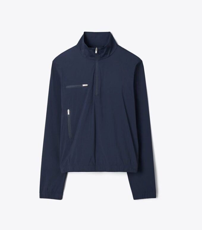 Giacca da golf in nylon con mezza zip Giacca da golf in nylon con mezza zip