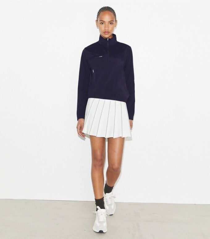 Giacca da golf in nylon con mezza zip Giacca da golf in nylon con mezza zip
