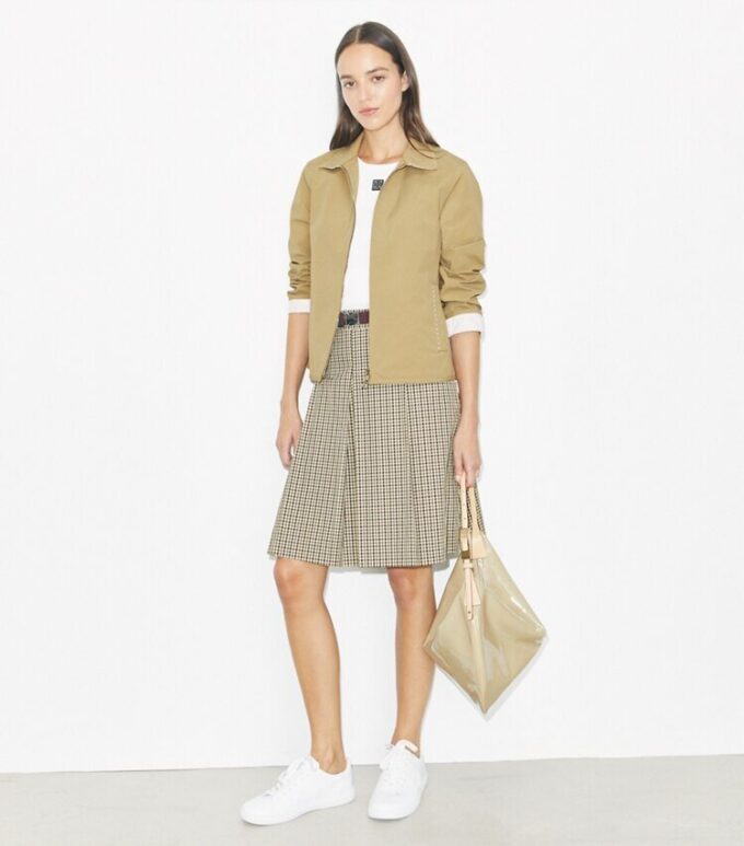 Giacca da golf in nylon ricamata Giacca da golf in nylon ricamata