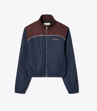 Giacca in nylon color block