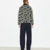Giacca in pile con monogramma T prismatico Giacca in pile con monogramma T prismatico