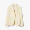 Giacca in twill con cintura