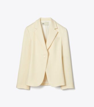 Giacca in twill con cintura Giacca in twill con cintura