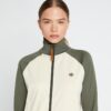 Giacca sportiva con zip color block Giacca sportiva con zip color block