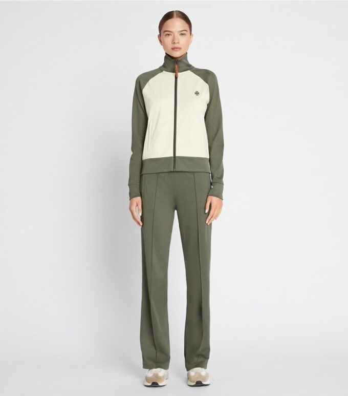 Giacca sportiva con zip color block Giacca sportiva con zip color block