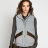 Gilet imbottito riflettente a blocchi di colore Gilet imbottito riflettente a blocchi di colore