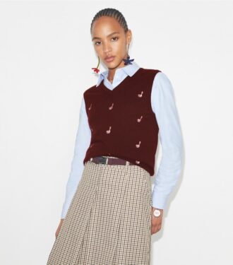 Gilet in cashmere Birdie