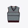 Gilet in maglia jacquard Gilet in maglia jacquard