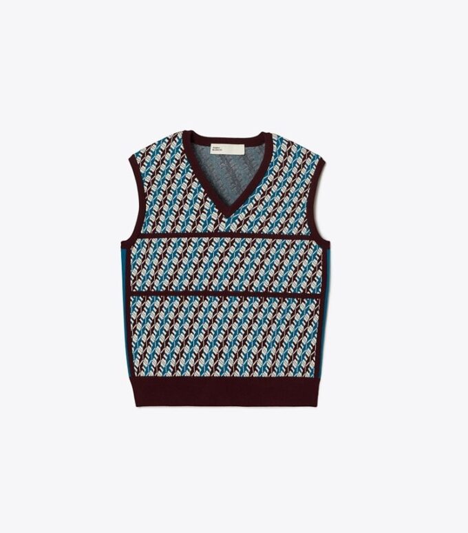 Gilet in maglia jacquard Gilet in maglia jacquard