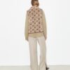 Gilet in pile con monogramma T Monogram Gilet in pile con monogramma T Monogram