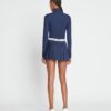 Gonna a pieghe in jersey jacquard performante Gonna a pieghe in jersey jacquard performante