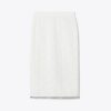 Gonna in cotone con logo in pizzo Gonna in cotone con logo in pizzo