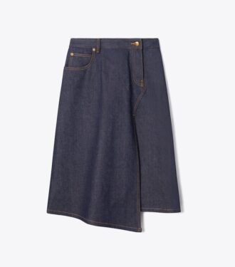 Gonna in denim di cotone Gonna in denim di cotone