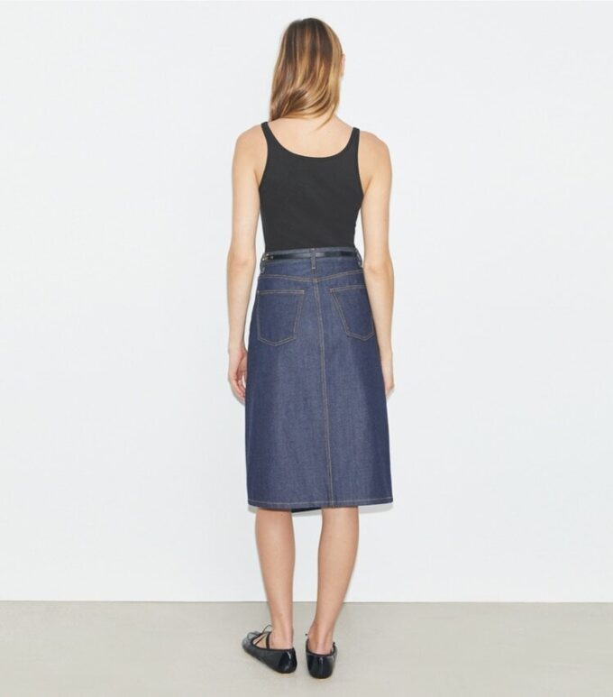 Gonna in denim di cotone Gonna in denim di cotone