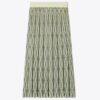 Gonna jacquard con pieghe a cannuccia Gonna jacquard con pieghe a cannuccia