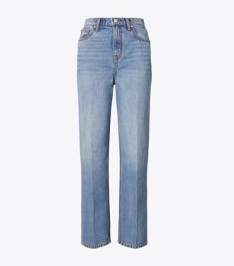 Jeans a vita alta dritti