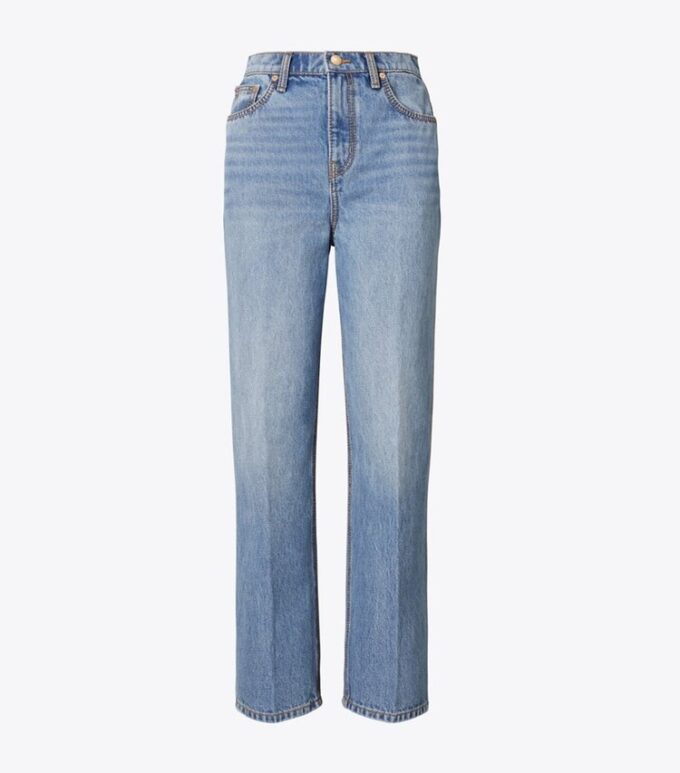Jeans a vita alta dritti