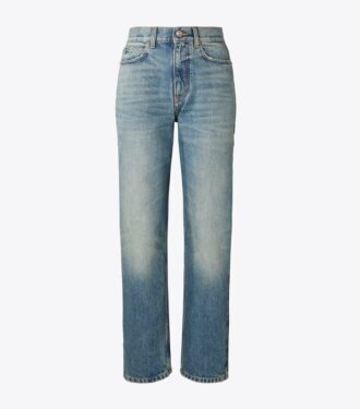 Jeans dritti a gamba larga