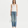 Jeans dritti a gamba larga