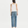 Jeans dritti a gamba larga