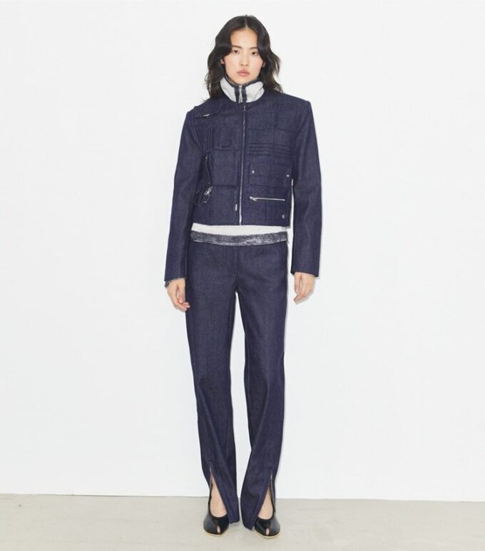 Giacca borsa in denim Giacca borsa in denim