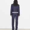 Jeans in cotone con zip alla caviglia Jeans in cotone con zip alla caviglia