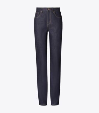 Jeans in denim a gamba dritta