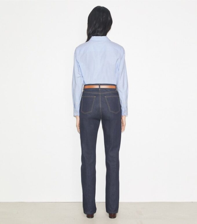Jeans in denim a gamba dritta