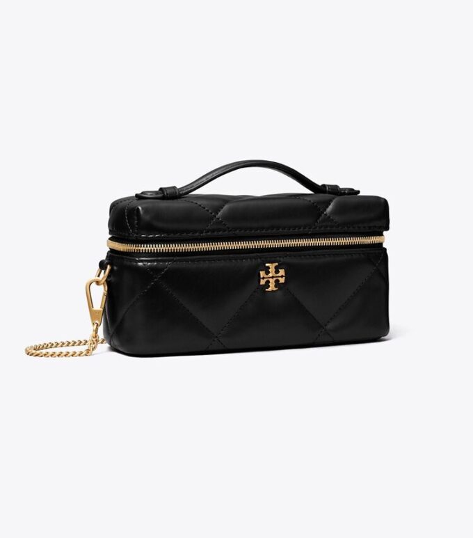 Kira Diamond Quilt Charm East-West Vanity Case