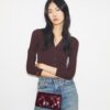 Kira Diamond Quilt Distressed Crossbody