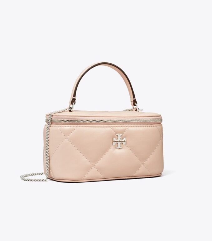 Kira Diamond Quilt Vanity Case Kira Diamond Quilt Vanity Case