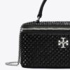Kira Embellished Satin Vanity Case