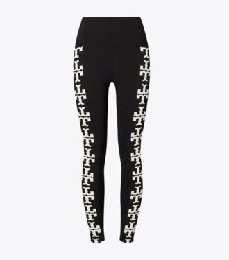 Leggings a compressione con logo 7/8