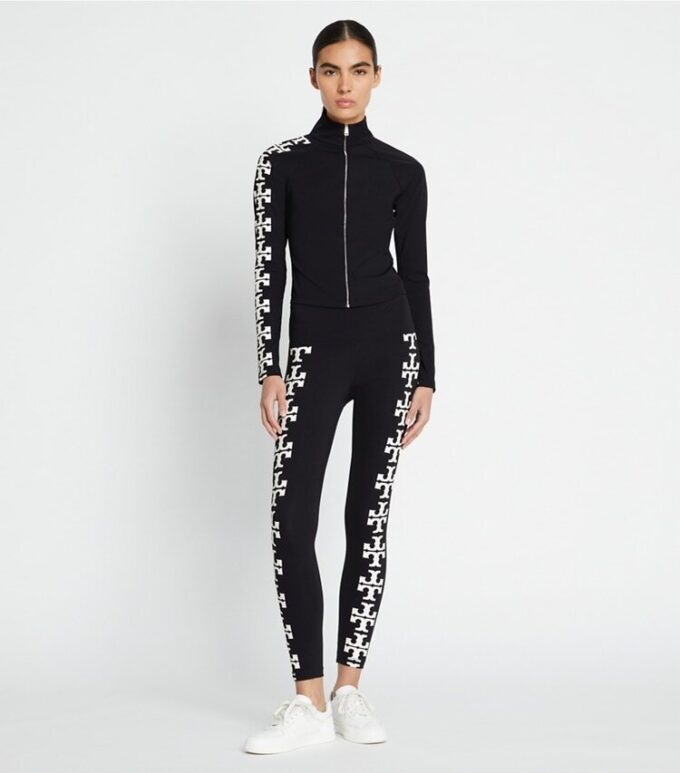 Leggings a compressione con logo 7/8 Leggings a compressione con logo 7/8