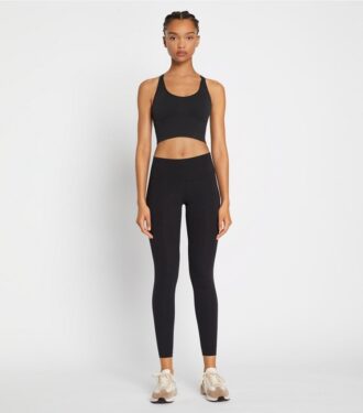 Leggings scolpiti a compressione con tasche laterali Leggings scolpiti a compressione con tasche laterali